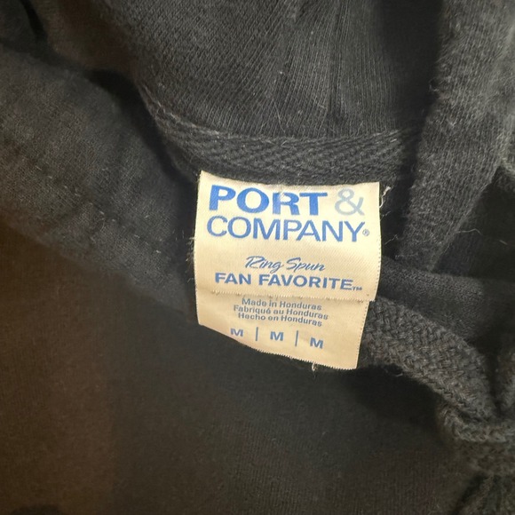 Port & Company It's Not Cartoons It's Anime Black Graphic Hoodie Sweatshirt M - Picture 4 of 7